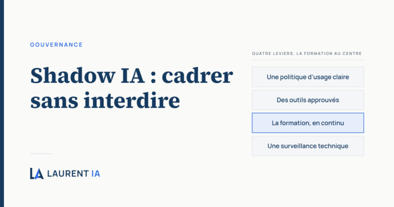 Le Shadow IA en entreprise : quels risques, et comment les cadrer