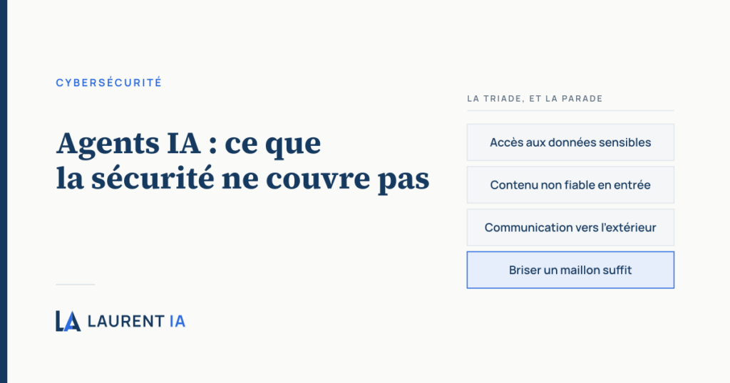 Sécurité des agents IA en entreprise
