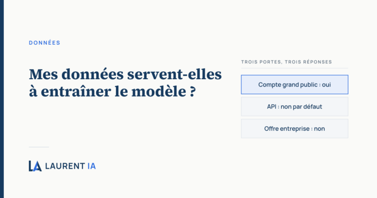 Mes données servent-elles à entraîner le modèle d’intelligence artificielle ?